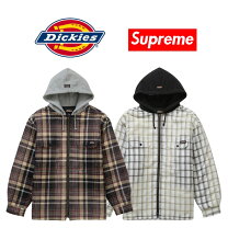 楽天市場】Supreme Dickies Plaid Hooded Zip Up Shirtの通販