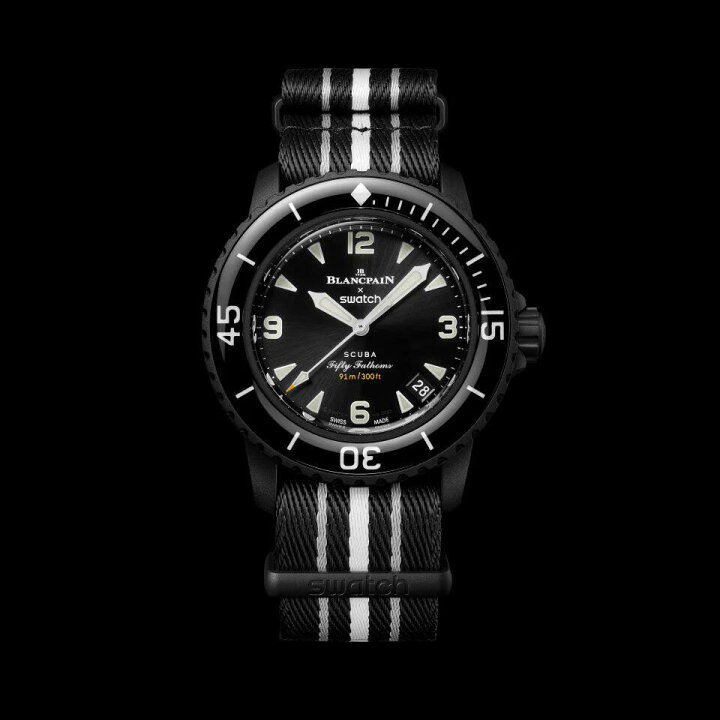 楽天市場】Blancpain Swatch Bioceramic Scuba Fifty Fathoms  