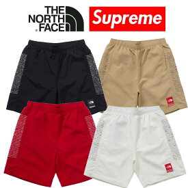 24SS Supreme The North Face Nylon Short シュプリーム ザ ノース フェイス ナイロン ショート Black White Red Khaki【中古】新古品