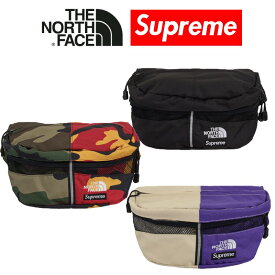 24SS Supreme The North Face Split Waist Bag シュプリーム ザ ノース フェイス スプリット ウエスト バッグ Black Tan Camo【中古】新古品