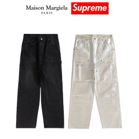 24SS Supreme MM6 Maison Margiela Foil Double Knee Painter Pant シュプリーム MM6 メゾン マルジェラ フォイル ダブルニー ペインター パンツ 【中古】新古品