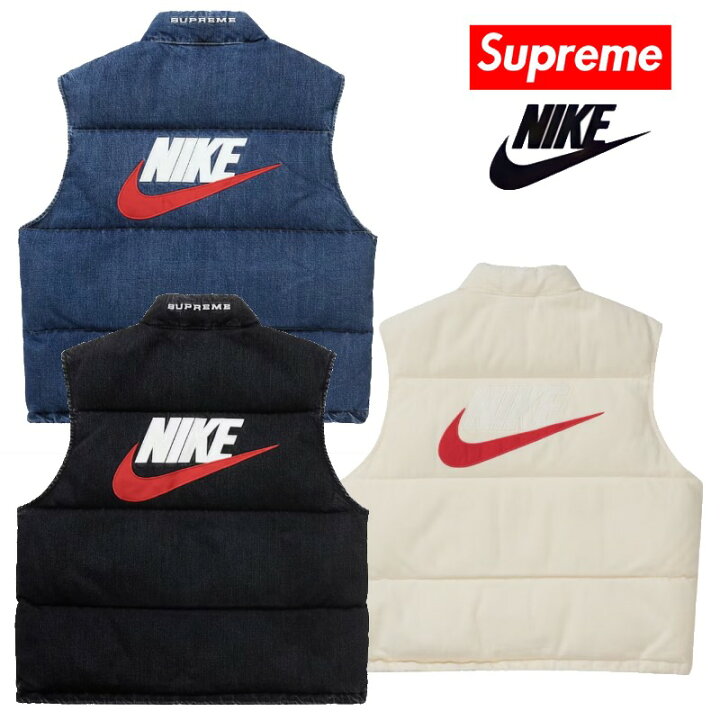 楽天市場】24SS Supreme Nike Denim Puffer Vest シュプリーム ナイキ 