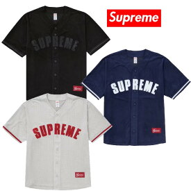 Supreme Ultrasuede Mesh Baseball Jersey シュプリーム ウルトラスウェード メッシュ ベースボール ジャージー【中古】新古品