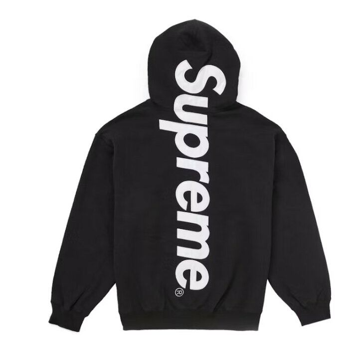 楽天市場】24FW Supreme Satin Applique Hooded Sweatshirt  