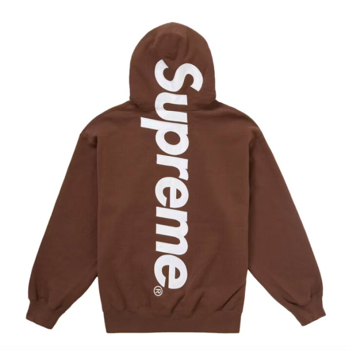 楽天市場】24FW Supreme Satin Applique Hooded Sweatshirt  