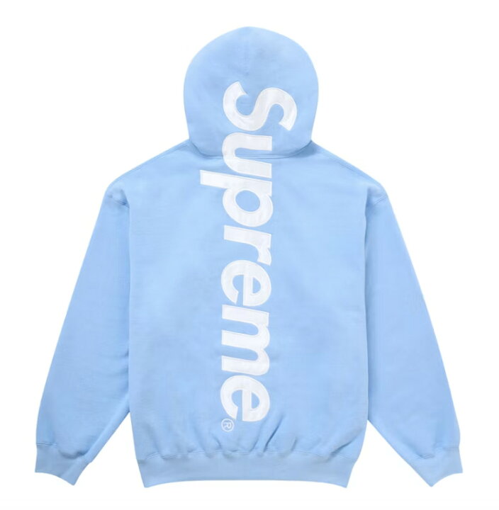 楽天市場】24FW Supreme Satin Applique Hooded Sweatshirt 