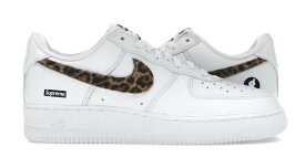 GOODENOUGH Supreme Nike Air Force 1 Low White/Leopard グッドイナフ シュプリーム ナイキ エアフォース1 ロー ホワイト/レオパード IM3483-100【中古】新古品