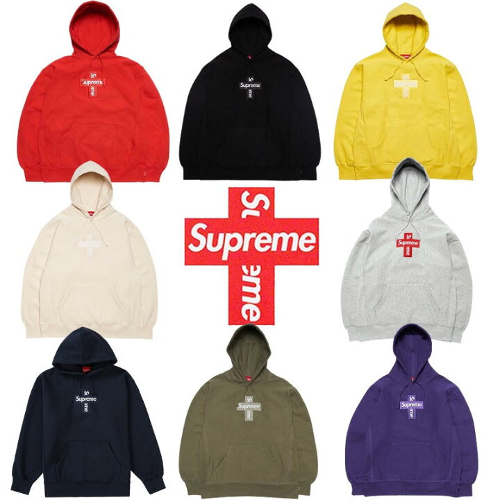 楽天市場】FW20 Supreme Cross Box Logo Hooded Sweatshirt  