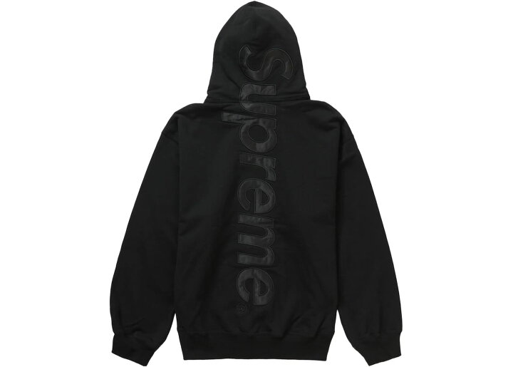 楽天市場】23FW Supreme Satin Applique Hooded Sweatshirt  
