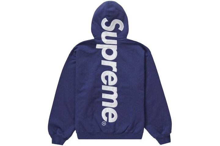 楽天市場】23FW Supreme Satin Applique Hooded Sweatshirt 