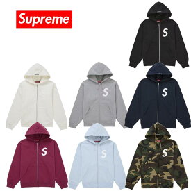 25 FW Supreme S Logo Zip Up Hooded Sweatshirt 25FW シュプリーム Sロゴ ジップアップ フーデッド スウェットシャツ 【中古】新古品