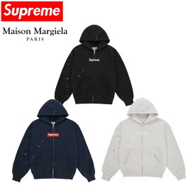 26SS Supreme MM6 Maison Margiela Box Logo Zip Up Hooded Sweatshirt シュプリーム MM6 メゾンマルジェラ ボックスロゴ ジップアップ フーデッドスウェットシャツ 【中古】新古品