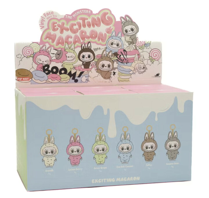 楽天市場】POP MART THE MONSTERS LABUBU Exciting Macaron Plush 