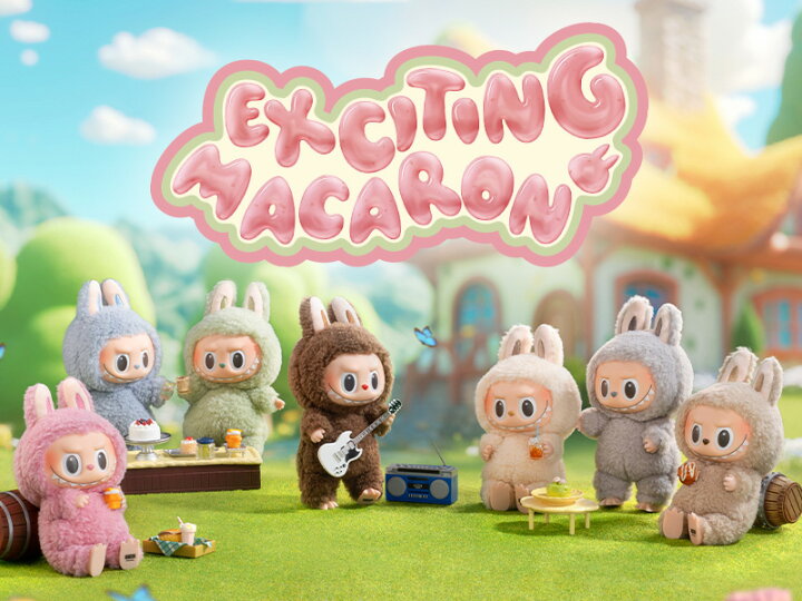 楽天市場】未開封品 POP MART THE MONSTERS LABUBU Exciting Macaron 