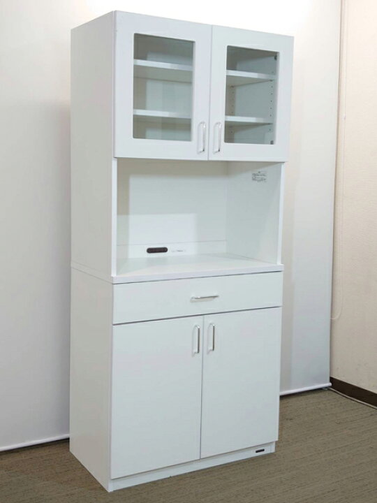 楽天市場】オフィス用 キッチンキャビネット 木製カップケース 
