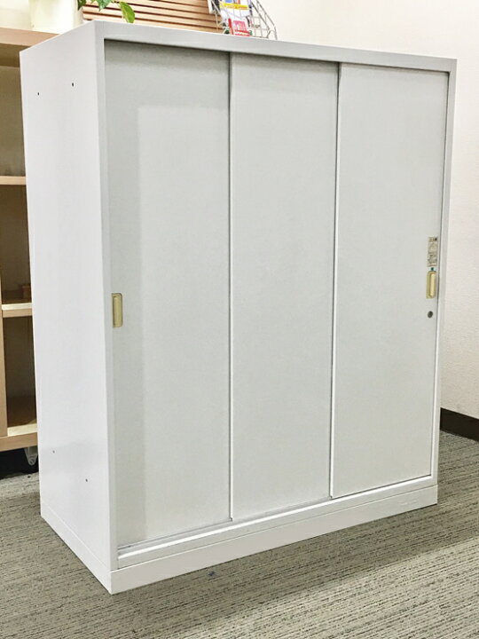 楽天市場】引き違い書庫 キャビネット 引戸書庫 引き戸書庫【中古 