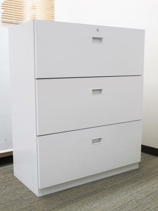 楽天市場】【送料無料 東京地区限定】【美品】ラテラル書庫 3段 