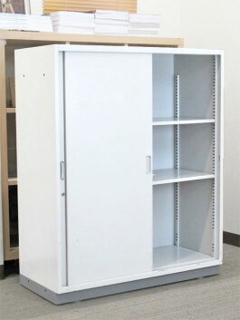 楽天市場 引き違い書庫 キャビネット 本棚 中古オフィス家具 中古 オフィス家具のオフィスパートナー