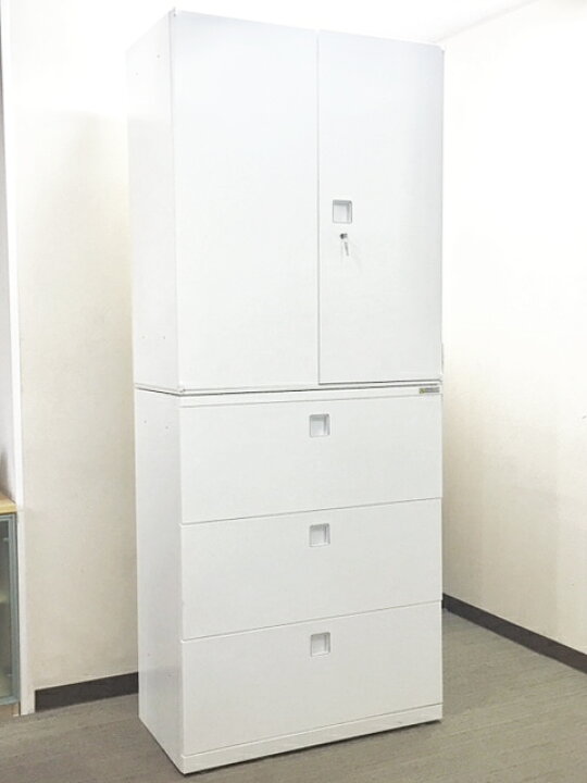 楽天市場】上下書庫 両開き書庫 ラテラル書庫 両開きキャビネット 
