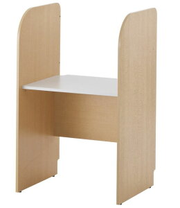 【法人様限定】 送料無料 新品 PCブースデスク 基本 W700 Z-SHPCB2-70NA ブースデスク パーソナルデスク 集中ブース 個人デスク ナチュラル ベージュ 木製デスク 【新品オフィス家具】