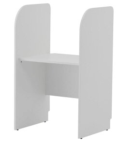 【法人様限定】 送料無料 新品 PCブースデスク 基本 W700 ホワイト Z-SHPCB2-70WH ブースデスク パーソナルデスク 集中ブース 個人デスク 木製デスク 【新品オフィス家具】