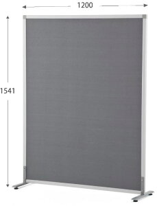 【送料無料】【補助金制度有】ウイルス対策 幅120×高さ150cm 間仕切り 目隠し 衝立 パーテーション パーティション ついたて 目かくし 自立式 脚付き 自立パネル 2色あり【新品オフィス家具