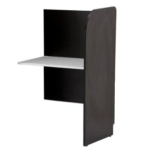 【法人様限定商品】 送料無料 PCブースデスク2 増連 W700 背板あり ダーク2 Z-SHPCB2-70ADBPDB2 木製デスク 【新品オフィス家具】