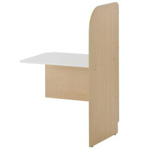 【法人様限定商品】送料無料 PCブースデスク 増連 W700 ナチュラル Z-SHPCB2-70ADNA 背板なし 木製デスク 【新品オフィス家具】