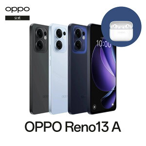 �y�����i�zOPPO Reno 13A�{Enco Buds 3 Pro SIM�t���[ Android simfree 5G �X�}�z �{�� �V�i �A���h���C�h �X�}�[�g�t�H�� �V���t���[ �[�� RAM 8GB AI�ʐ^�ҏW ��e�ʃo�b�e���[ �h�� �f�B�X�v���C�w��F�� ��