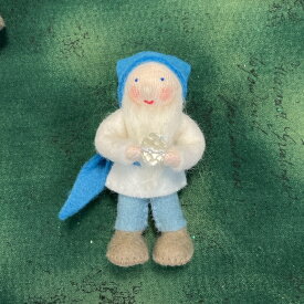 アンブロシウスフェアリー フェルト人形の妖精 クリスタルを持ったドワーフboy 小さい人形