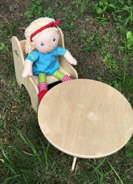 楽天市場】人形用テーブル 人形 ままごと お世話 女の子 ごっこ遊び : 木のおもちゃ おっぽろっぽ