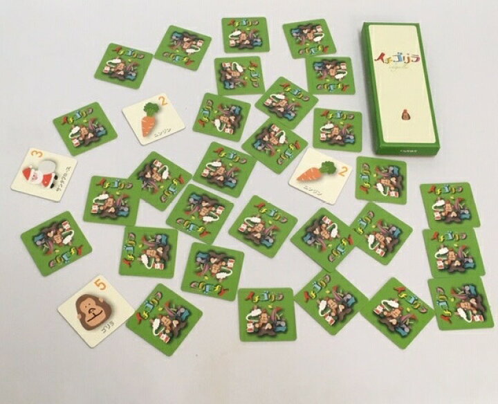 楽天市場 いちごりら イチゴリラ メモリーゲーム カードゲーム ボードゲーム 二人 六人 3歳 楽しい 人気 木のおもちゃ おっぽろっぽ