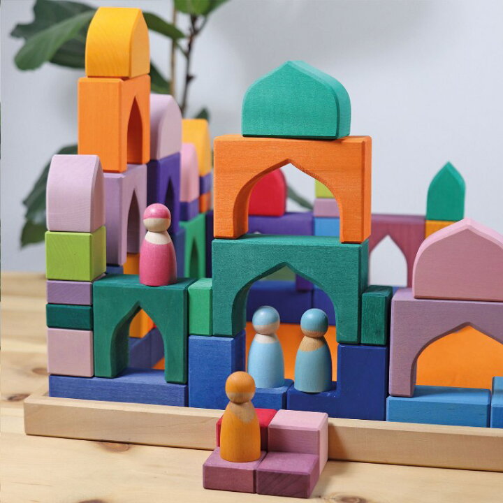 楽天市場】グリムスのアラビアンブロック building set 1001 nights 