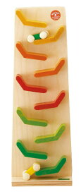 クネクネバーン・レインボー 木のおもちゃ スロープ BECK (ベック社) 木のおもちゃ スロープ 木製 木のおもちゃ 出産祝い クーゲルバーン 知育玩具