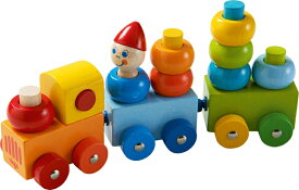 可愛い！ベビートレイン 出産祝い 男の子 知育玩具 木のおもちゃ 0歳 1歳 2歳