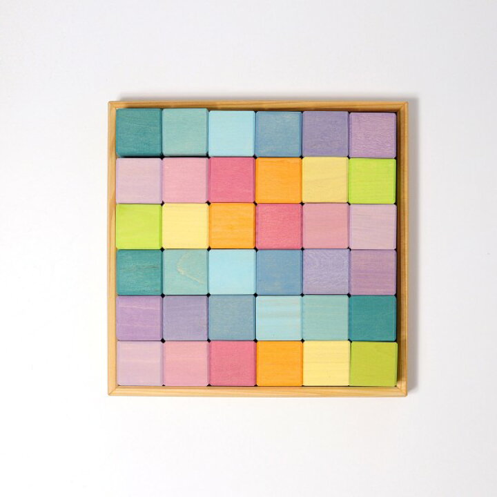 楽天市場】【正規輸入品】グリムス にじのキューブ パステル 小 36 