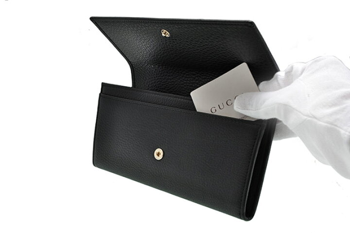 楽天市場】グッチ 財布 GUCCI 長財布 282414 A7M0G 1000（ブラック 