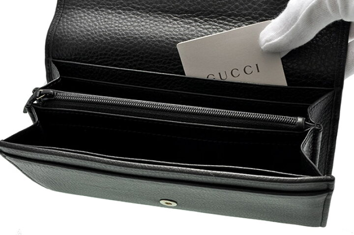 楽天市場】グッチ 財布 GUCCI 長財布 282414 A7M0G 1000（ブラック 