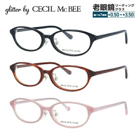 グリッターバイセシルマクビー メガネフレーム 【オーバル型】 おしゃれ老眼鏡 リーディンググラス glitter by CECIL McBEE GCF 7515 全3カラー 52サイズ レディース クマ ベア プレゼント 記念日