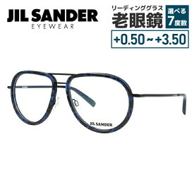 JIL SANDER メガネフレーム 【ティアドロップ型】 おしゃれ老眼鏡 リーディンググラス ジル・サンダー J2008-B 57 メンズ レディース ファッションメガネ プレゼント 記念日