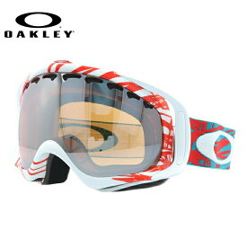 オークリー ゴーグル GOGGLE スノーゴーグル OAKLEY CROWBAR クローバー 57-790J Scratch White-Red / Black Iridium アジアンフィット (ジャパンフィット) スキー スノーボード ミラーレンズ 反射レンズ オークレー UVカット プレゼント 記念日