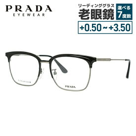 【国内正規品】プラダ メガネフレーム 【ブロー タイプ】 おしゃれ老眼鏡 リーディンググラス PRADA PR61VVD M4Y1O1 53サイズ ユニセックス メンズ レディース プレゼント 記念日