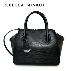 【訳あり】レベッカミンコフ ショルダーバッグ/ハンドバッグ REBECCAMINKOFF HS15EWVS16 001 ブラック BLACK MINI PERRY SATCHEL 2WAYバッグ Rebecca Minkoff レディース 革 プレゼント 記念日