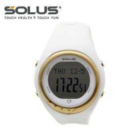 【SALE 50%OFF】【訳あり】【国内正規品】ソーラス SOLUS 腕時計 01-300-02 ホワイト メンズ レディース スポーツ ダイエット エクササイズ 【1年保証付き】 プレゼント 記念日