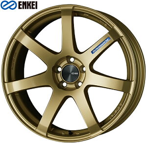 エンケイ パフォーマンス ライン PF07 アルミホイール 18×9.0J 5/100 +40 ゴールド 離島・沖縄配送不可