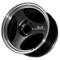 ヨコハマ アドバン レーシング Oni2 アルミホイール 15×8.0J　4/100　+30 マシニング＆ブラックガンメタ…