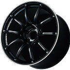 ヨコハマ アドバン レーシング RZ2 RZII アルミホイール 17×7.5J　5/114.3　+48 レーシンググロスブラック&リング V1758 離島・沖縄配送不可