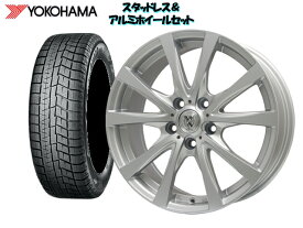 ヨコハマ スタッドレス アイスガード シックス IG60 165/55R15 R2806 & TRG-Barn-silber15×4.5J 100/4H + 45 マツダ フレアワゴン MM53S 18/02〜 離島・沖縄配送不可