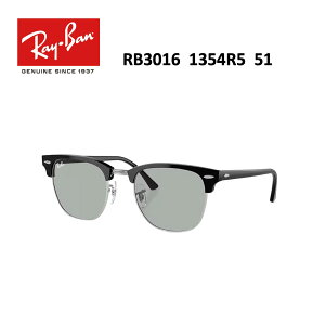 Ly[Ԓ@Ȃ20OFFyKizbRayBan CLUBMASTER RB3016 1354R5 51mm ubN@CgO[@CgJ[