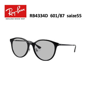 �y���������z20��OFF�y�������K�i�z���C�o���bRayBan�bRB4334D WASHED LENSES 601/87 55mm �u���b�N/���C�g�O���[